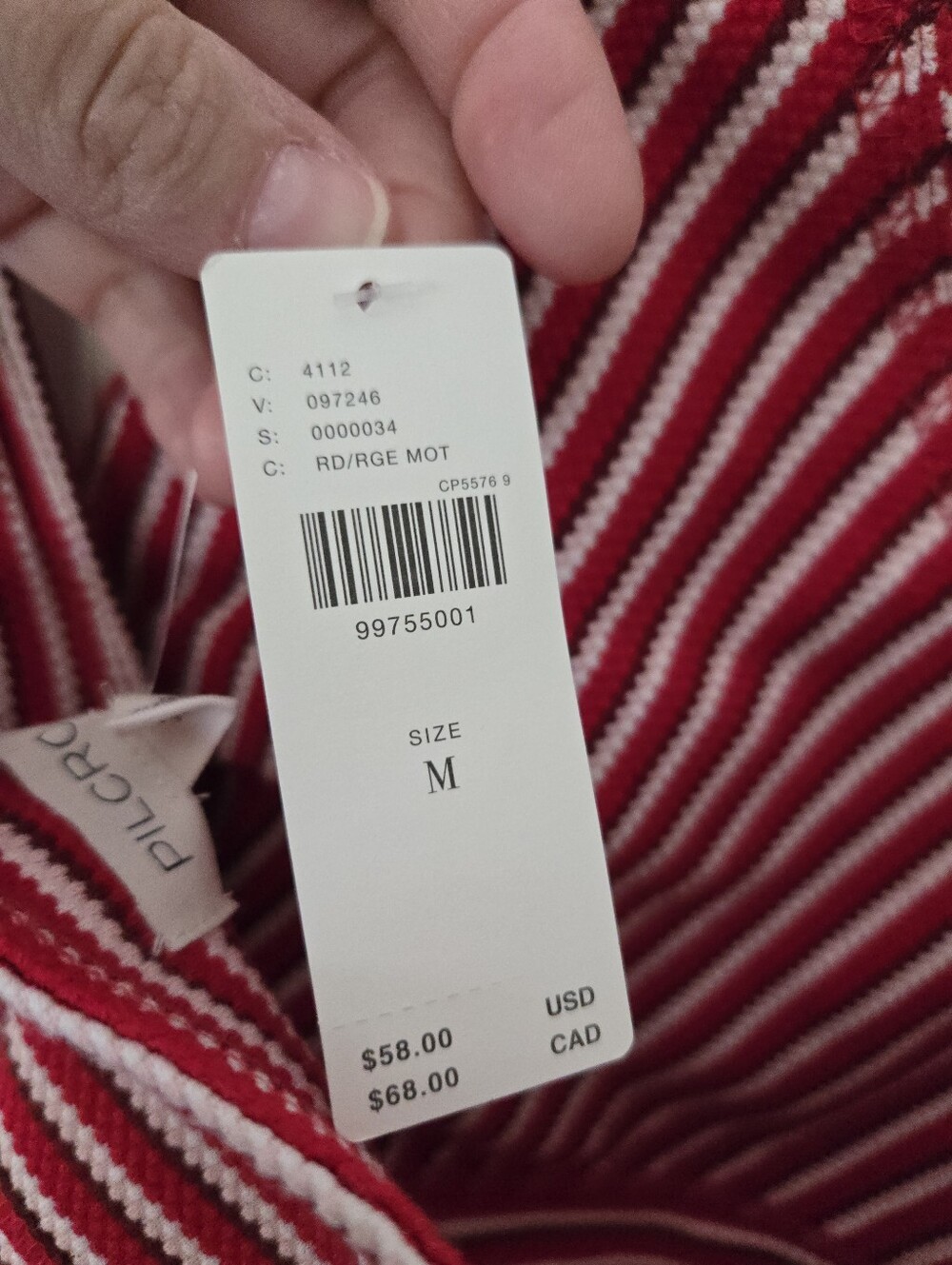 NWT Pilcro High Tide Halter V-Neck Top - Picture 7 of 7